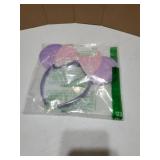 Mouse Ears Headbands for Women Groups Mouse Ears Shiny Bows for Birthday Themed Events Accessories Party (Purple1, One Size) - Retail: $8