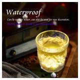 100pcs Mini Led Lights - Round, Long Standby Time, Multicolor Ball Light Paper Lanterns for Birthday Party, Christmas, Halloween Decoration Warm White - Retail: $13