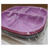 New Basics Silicone Toddler Plate - 3 Purple, Pink, Teal - Retail: $12