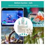 Small Aquarium Sponge Filter, Small Fish Tank Filter & Mini Submersible Fish Filter Built-in Air Bubble Stone and Bio Sponge for Fish Tanks up to 5 Gallon (Air Pump Not Included)