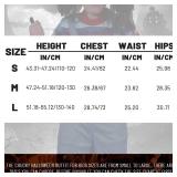 Kids Chucky Costume Killer Good Guy Chucky Cosplay Jumpsuit Bodysuit One-Piece Outfits for Boys Girls Halloween Multicolor (Red stain) small - Retail: $23