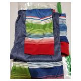 Kids Chucky Costume Killer Good Guy Chucky Cosplay Jumpsuit Bodysuit One-Piece Outfits for Boys Girls Halloween Multicolor (Red stain) small - Retail: $23