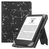 Universal Case for 6 eReaders, Folio Leather Stand Cover with Handstrap Compatible with All 6 inch Paperwhite/Kobo/Tolino/Pocketook/E-Book Reader-COS - Retail: $30'