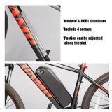 Electric Bike Battery Adapter Bottle Cage Bracket - Aluminum Adapter Frame Mount for Hailong Downtube Battery, Compatible with Various Bicycle Frame - Retail: $15