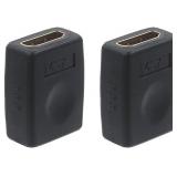 HDMI Coupler HDMI Female to Female Connector 3D 4K Extension Adapter Compatible with PCs and Xbox Oneï¼Wall-Mounted TVs and TV Sticks, 2-Pack - Retail: $5