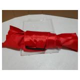 14.2 Ft Extra Large Christmas Front Door Warping Bow, Adjustable Red Christmas Doors Ribbon Bow with Buckle, Giant Christmas Door Wreath Bows for Cabinet Door Home Festival Decor - Retail: $12