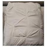 Bedsure Full Size Comforter, Bed in a Bag White Bed Comforter.