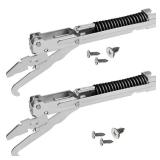 2 PCS 318024747 318024715 Oven Door Hinge Replacement Part Compatible with Frigidaire, Kenmore and Sears Ovens and Ranges, Replacement Part Number# AP4365966 1472436 318024714 AH2345318 EA2345318 - Re