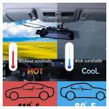 8Pcs Full Car Sunshade Fit for Subaru Forester 2013-2018, Car Windshield Window Sun Shade Protector Cool-UV Ray Reflector Visor Shield Cover - Retail: $65