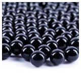 Black Marbles for Vases | Glass Marbles Bulk Vase Fillers | Glass Beads for Vases, Round Marble.