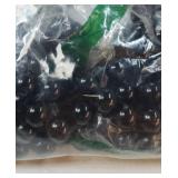 Black Marbles for Vases | Glass Marbles Bulk Vase Fillers | Glass Beads for Vases, Round Marble.
