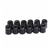 12 Pcs 0.335'' Black Golf Club Ferrules for Golf Club with Single Silver Ring 8.5mm*16mm*12.2mm - Retail: $10