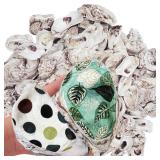 15PCS Oyster Shells for Crafts, Natural Concave Sea Shells Bulk/DIY Home Decor, Vase Filler, Jewelry Making, Candle Making, Xmas Ornaments, Beach Wedding, Coastal Decor