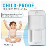 Child Safety Garbage Disposal Light Switch Lock | Guard Children Protect With Push and Slide Switch - Retail: $12