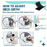 Dog Cone Collar Adjustable After Surgery, Comfortable Pet Recovery Collar & Cone for Large Medium Small Dogs, Elizabethan Dog Neck Collar Plastic Practical - Retail: $17