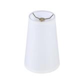 Aspen Creative 32164 Transitional Hardback Empire Shape Spider Fitter Lamp Shade in Off White, 4-1/4 Top x 6' Bottom x 9' Slant - Retail: $26'