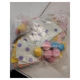 16pcs Birthday Party Cone Hats for Kids: 7 inch Pom Poms Party Supplies & Decorations Paper Colorful Hat for Toddler Girls Boys Baby Shower Photo Props - Retail: $20