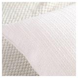 Linen Throw Pillow Covers Set of 2 Decorative Square Pillowcases Cushion Covers 18x18 Inch for Home Decor Sofa Bedroom Car 45 x 45CM Cream White/Beige - Retail: $12