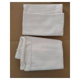 Linen Throw Pillow Covers Set of 2 Decorative Square Pillowcases Cushion Covers 18x18 Inch for Home Decor Sofa Bedroom Car 45 x 45CM Cream White/Beige - Retail: $12