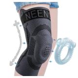 Kids Knee Compression Sleeve with Silicone Gel, Patella Stabilizer, Spring Support - Retail: $3,700