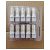 G9 Dimmable LED Light Bulb 3W Daylight White 6000K,40W 60W Halogen Equivalent, G9 Bulb 350 LM AC 120V for Chandelier Wall Pendant Ceiling Lighting Lamps No-Flicke,10-Pack - Retail: $21