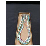 SCIONE Beaded Necklace 10 Pieces Tiny Seed Beaded Necklace Bohemian Hawaiian White Rainbow Adjustable Colorful Necklaces for Women SCIONE Beaded Necklace 10 Pieces Tiny Seed Beaded Necklace Bohemian Hawaiian White Rainbow Adjustable Colorful Necklaces for Women
