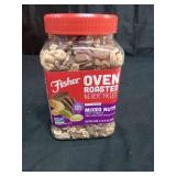 Fisher Snack Oven Roasted Never Fried Mixed Nuts with Peanuts, 24 Ounces, Peanuts, Almonds, Cashews, Pistachios, Pecans, Made With Sea Salt, Non-GMO, No Oils, Artificial Ingredients or Preservatives ( Fisher Snack Oven Roasted Never Fried Mixed Nuts with Peanuts, 24 Ounces, Peanuts, Almonds, Cashews, Pistachios, Pecans, Made With Sea Salt, Non-GMO, No Oils, Artificial Ingredients or Preservatives (