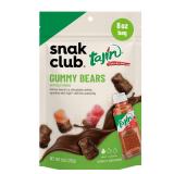 Snak Club Tajin Chocolatey Gummy Bears, Assorted Chocolate Covered Fruit Candy Gummies with Chili and Lime Seasoning, Mild, Gluten-Free Snacks, 8 oz Resealable Bag Snak Club Tajin Chocolatey Gummy Bears, Assorted Chocolate Covered Fruit Candy Gummies with Chili and Lime Seasoning, Mild, Gluten-Free Snacks, 8 oz Resealable Bag