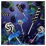 32 Counts Black White Twisty and Swirl Lollipops Blackberry Flavor, Individually Wrapped Lollipop Suckers Candy Bulk, Party Candy Buffet Lollipops Swirl, Halloween Treats Suckers 32 Counts Black White Twisty and Swirl Lollipops Blackberry Flavor, Individually Wrapped Lollipop Suckers Candy Bulk, Party Candy Buffet Lollipops Swirl, Halloween Treats Suckers