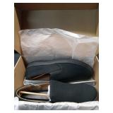 Amazon Essentials Men's Slip-on Sneakers, Black/Black, 12 - Retail $27 Amazon Essentials Men's Slip-on Sneakers, Black/Black, 12 - Retail $27