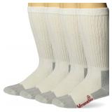 Wrangler Men's Riggs Workwear Over the Calf Work Boot Socks Sockshosiery, White, Large (2 PAIRS) Wrangler Men's Riggs Workwear Over the Calf Work Boot Socks Sockshosiery, White, Large (2 PAIRS)