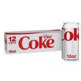 Diet Coke Soda Soft Drink, 12 fl oz, 12 Pack Diet Coke Soda Soft Drink, 12 fl oz, 12 Pack
