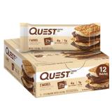 QUEST PROTEIN BAR SMORES FLAVOR 12 COUNT QUEST PROTEIN BAR SMORES FLAVOR 12 COUNT