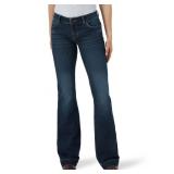 Wrangler womens Retro Mae Mid Rise Wide Leg Trouser Jean 13x36 - Retail $54 Wrangler womens Retro Mae Mid Rise Wide Leg Trouser Jean 13x36 - Retail $54