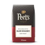 Peet's Coffee Major Dickason s Blend Premium Dark Roast Whole Bean Coffee Arabica 18 oz Peet's Coffee Major Dickason s Blend Premium Dark Roast Whole Bean Coffee Arabica 18 oz