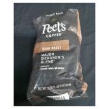 Peet's Coffee Major Dickason s Blend Premium Dark Roast Whole Bean Coffee Arabica 18 oz Peet's Coffee Major Dickason s Blend Premium Dark Roast Whole Bean Coffee Arabica 18 oz