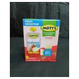 Motts Fruit Smoothies Strawberry Banana, 4.2 oz clear pouches, 4 Pack, Non-dairy, Made With Oatmilk, Made With Real Fruit, Good Source of Calcium, On-the-Go Motts Fruit Smoothies Strawberry Banana, 4.2 oz clear pouches, 4 Pack, Non-dairy, Made With Oatmilk, Made With Real Fruit, Good Source of Calcium, On-the-Go