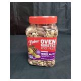 Fisher Snack Oven Roasted Never Fried Mixed Nuts with Peanuts, 24 Ounces, Peanuts, Almonds, Cashews, Pistachios, Pecans, Made With Sea Salt, Non-GMO, No Oils, Artificial Ingredients or Preservatives Fisher Snack Oven Roasted Never Fried Mixed Nuts with Peanuts, 24 Ounces, Peanuts, Almonds, Cashews, Pistachios, Pecans, Made With Sea Salt, Non-GMO, No Oils, Artificial Ingredients or Preservatives