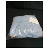 BTFBM Women Summer Bohemian Floral Casual Wrap V Neck Ruffle Cap Sleeveless Belt A-Line Pleated Hem Swing Midi Sun Dress (Swiss Dot Light Blue, S) - Retail $39 BTFBM Women Summer Bohemian Floral Casual Wrap V Neck Ruffle Cap Sleeveless Belt A-Line Pleated Hem Swing Midi Sun Dress (Swiss Dot Light Blue, S) - Retail $39