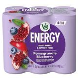 V8 +Energy Pomegranate Blueberry Juice Energy Drink 8 fl oz Can 6 Count V8 +Energy Pomegranate Blueberry Juice Energy Drink 8 fl oz Can 6 Count