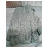 Saodimallsu Womens Oversized Sweaters Chunky Cable Knit Crewneck Long Sleeve Loose Tunic Sweater Tops Black size XL - Retail $30 Saodimallsu Womens Oversized Sweaters Chunky Cable Knit Crewneck Long Sleeve Loose Tunic Sweater Tops Black size XL - Retail $30