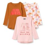 Amazon Essentials Disney | Marvel | Star Wars | Frozen | Princess Girls' Long-Sleeve Tunic T-Shirts, Pack of 3, Star Wars Rule the Galaxy, X-Small - Retail $24 Amazon Essentials Disney | Marvel | Star Wars | Frozen | Princess Girls' Long-Sleeve Tunic T-Shirts, Pack of 3, Star Wars Rule the Galaxy, X-Small - Retail $24