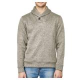 H2H Men's Casual Shawl Pullover Sweates V Neck Knitted Sweaters with Button Ivory US M/Asia L - Retail $40 H2H Men's Casual Shawl Pullover Sweates V Neck Knitted Sweaters with Button Ivory US M/Asia L - Retail $40