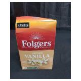 Folgers French Vanilla K-Cup Pods - 10 Count Box Folgers French Vanilla K-Cup Pods - 10 Count Box