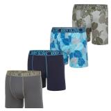 Body Glove 4 Pack Mens Underwear Boxer Briefs Anti Chafing Long Leg Boxer Briefs for Men w, Breathable Flex Fit XL - Retail $25 Body Glove 4 Pack Mens Underwear Boxer Briefs Anti Chafing Long Leg Boxer Briefs for Men w, Breathable Flex Fit XL - Retail $25