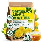 Dandelion Leaf & Root Herbal Tea-Caffeine-free, 50 Teabags Dandelion Leaf & Root Herbal Tea-Caffeine-free, 50 Teabags