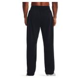 Under Armour Men's Rival Fleece Pants, (001) Black / / White, Small Tall - Retail $55 Under Armour Men's Rival Fleece Pants, (001) Black / / White, Small Tall - Retail $55