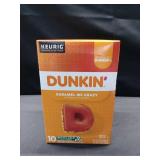 Dunkin Caramel Me Crazy Coffee Keurig K-Cup Pods 10 Count Box Dunkin Caramel Me Crazy Coffee Keurig K-Cup Pods 10 Count Box