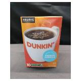 Dunkin French Vanilla Artificially Flavored Coffee Keurig K Cup Pods 10 Count Box Dunkin French Vanilla Artificially Flavored Coffee Keurig K Cup Pods 10 Count Box
