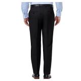 Haggar Mens Premium Comfort Reg. and Big & Tall Sizes Dress Pants, Solid Black, 38W x 29L US - Retail $55 Haggar Mens Premium Comfort Reg. and Big & Tall Sizes Dress Pants, Solid Black, 38W x 29L US - Retail $55